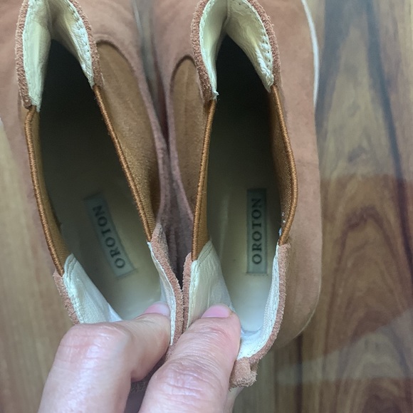 Oroton brown suede boots size 37 - Picture 5 of 7